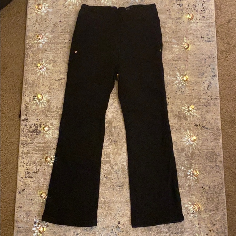 BDG Crop Flare Zip Up Jeans